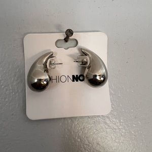 Silver Oversize Studs